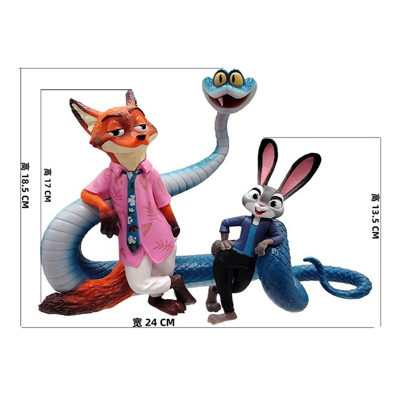 2025 New Popular Movie Zootopia 2 Peripheral Action Figure High Quality Judy Nick PVC Toy Limited Stock Free Shipping