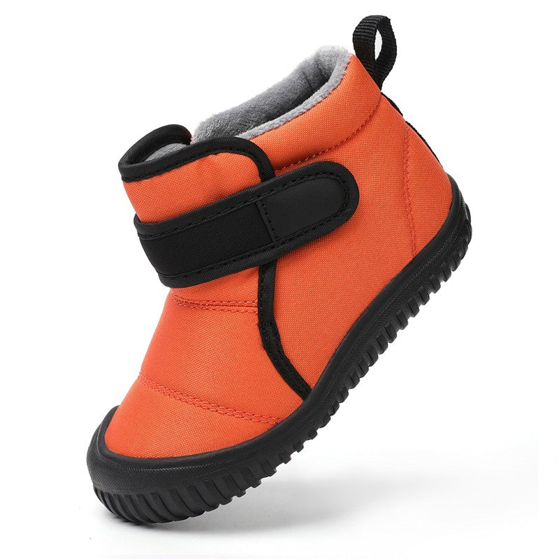 Unisex Kids' Outdoor Anti-slip Winter Snow Boots Warm Plush Toddler Boys Girls Comfortable Walking Shoes Size 19-28