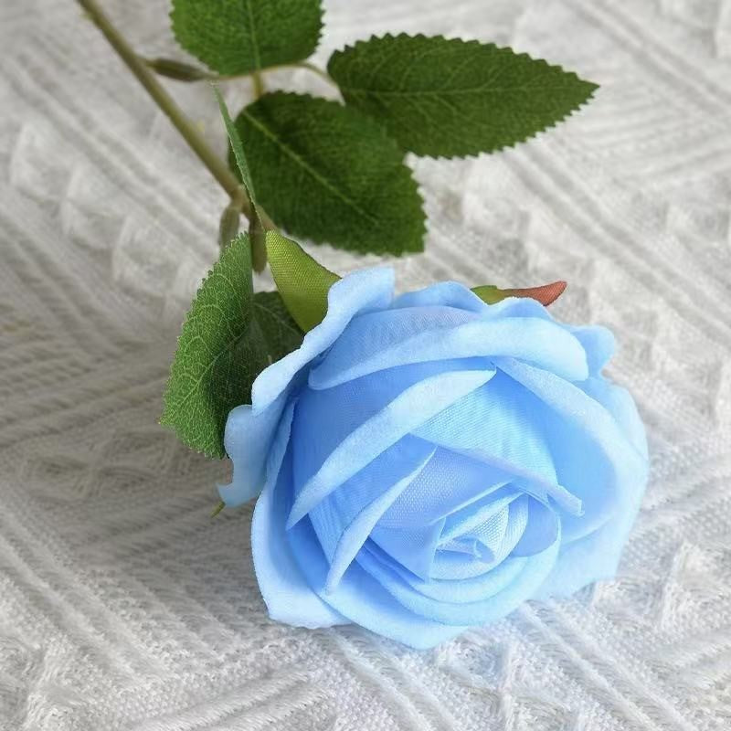 1~20pcs Artificial rose decoration Red rose Realistic artificial flowers Fake flowers Wedding dining table home decoration