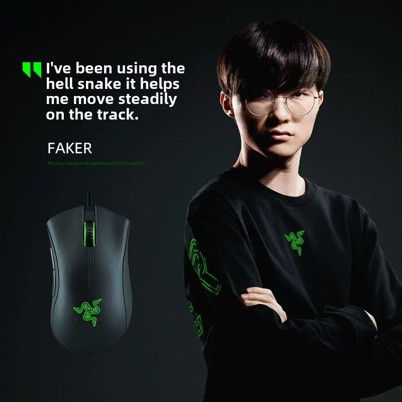 Mouse RazerPurgatory Viper Standard Edition 6400DPI Wired Gaming Mouse Brand Merchandise Birthday Gift Graduation Gift Wholesale