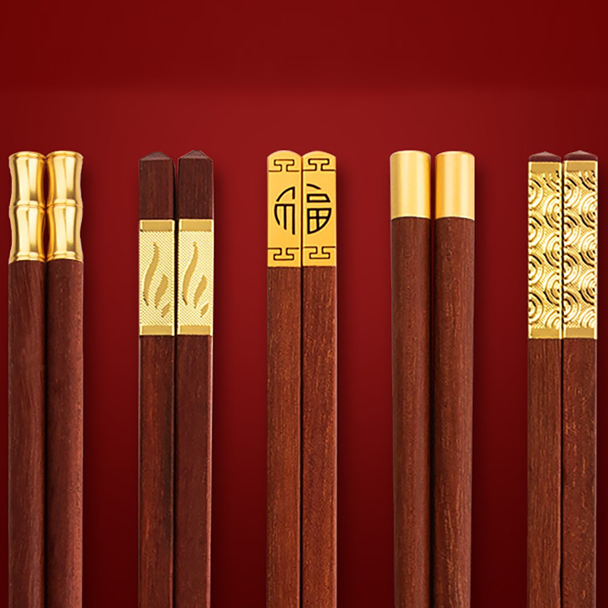 5/6/8/10Pairs Reusable Chopsticks Tableware Handmade Japanese Natural Wood Chopsticks Sushi Food Wooden Chopsticks Non Slip Easy