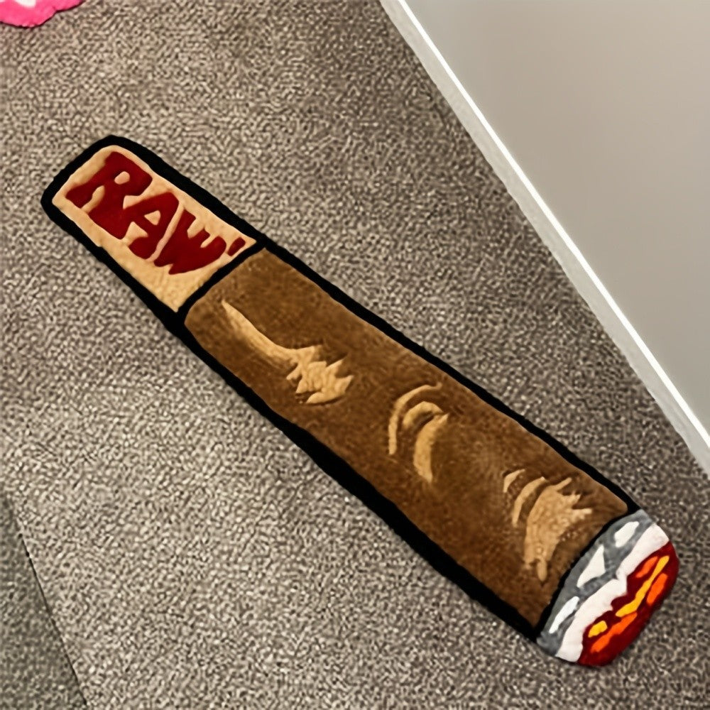 VIKAMA Creative Special Carpet Cigarette Cigar Floor Mat Doormat Living Room Carpet Rug For Bedroom Feature Decoration Home Deco