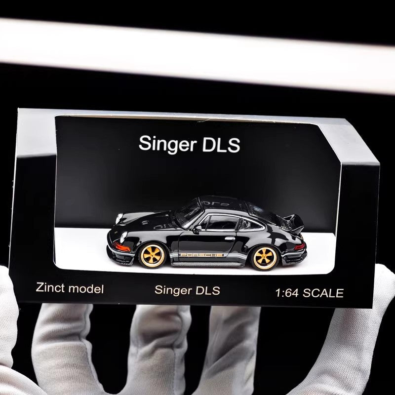 1:64 New Zincit Model Porsch 911 964 Singer Coupe Dls Miniature Alloy Die-Cast Model Custom Children'S Toys Collectible Ornament