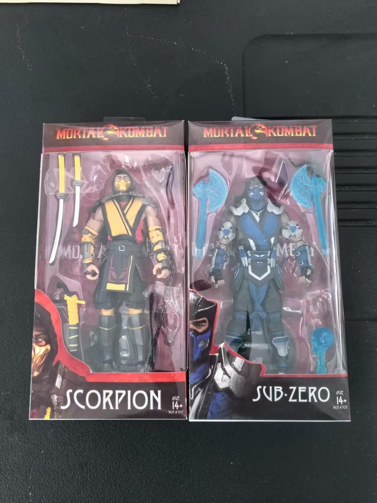 Mortal Kombat Spawn Sub-Zero Scorpion 7" Articulated Action Figure Toys 17cm