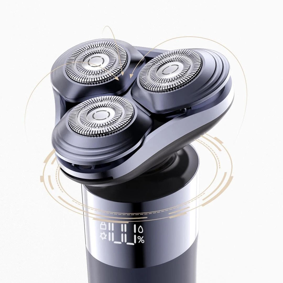 Mijia Electric Shaver S302 LED Digital Display IPX7 Waterproof 800mAh Tpye-C Rechargeable Razor Shaver for Men