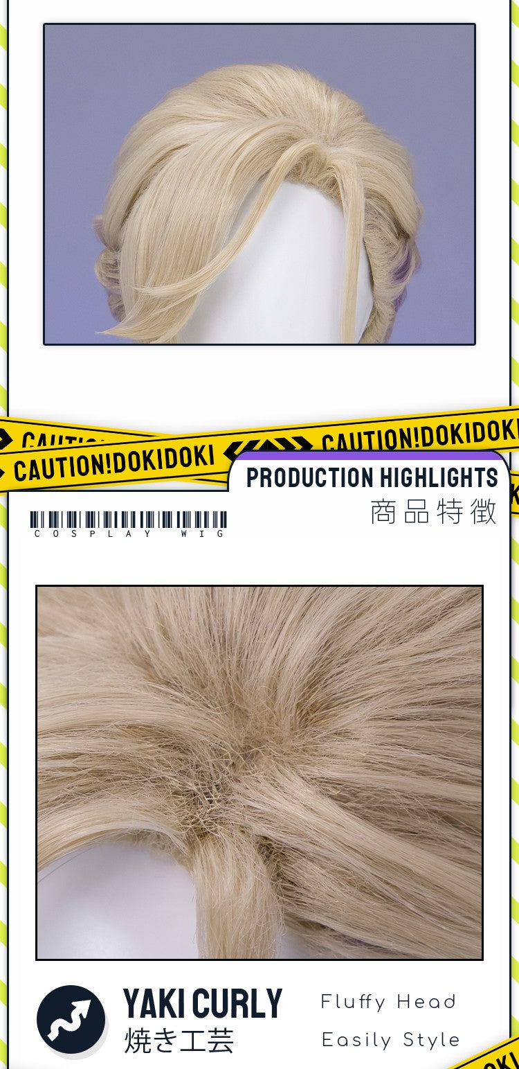 ?Ready for Ship?Idia Malleus Leona Vil Crowley Wig Game Cosplay DokiDoki Men 120cm Long Hair Fiber Idia Halloween Free Wig Cap