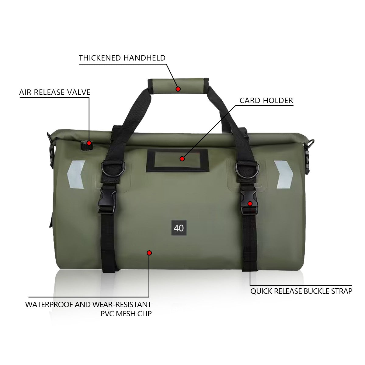 Universal Motorcycle Waterproof Tail Bags Back Seat Bags Cycling Camping Travel Bag Motorbike Scooter Sport Luggage Pack 66L 40L