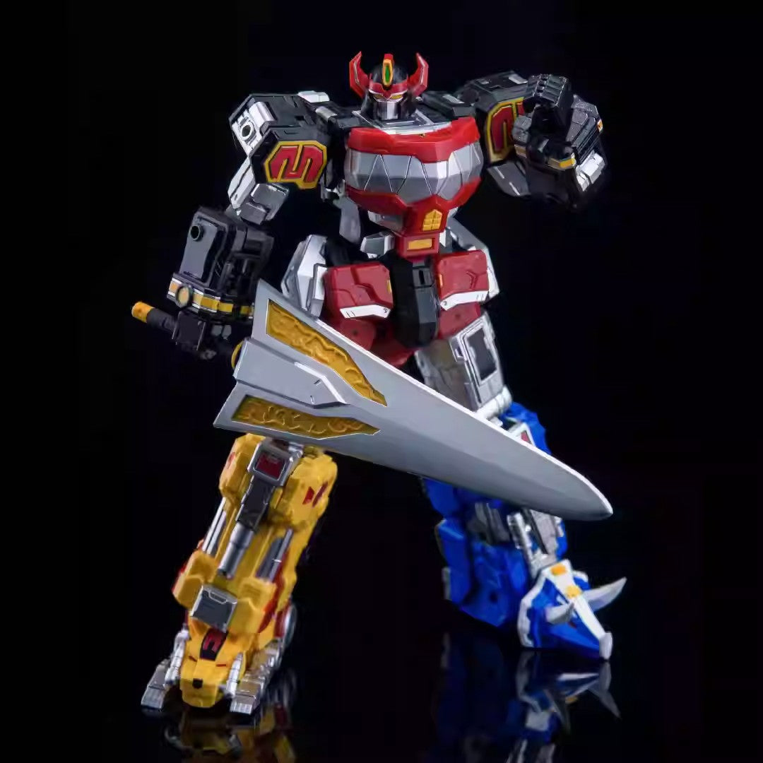 Pre-Sale Power Rangers Lucky Cat Micro Cosmos Mc-05 & Mc-03 Dragon King Caesar Action Figure Collectible Assemblable Model Toy