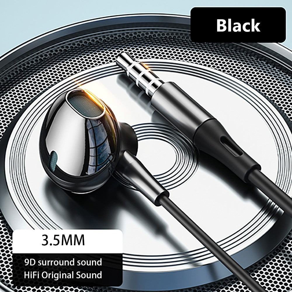 Wired Earphones USB Type C 3.5mm HiFi Headphones Bass Stereo With Volume Control Earbuds For Samsung Galaxy iPhone Huawei Xiaomi