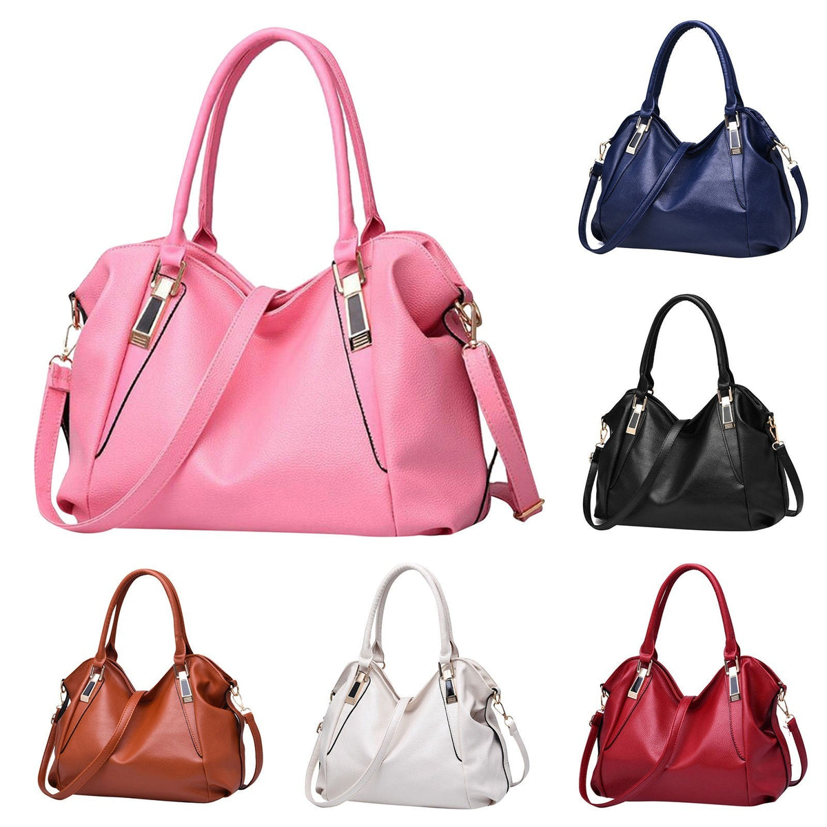 Women'S Fashion Soft Leather Handbag Large Capacity Women'S Bag One Shoulder Crossbody Bag Bags For Women ????? ??????? Bolso