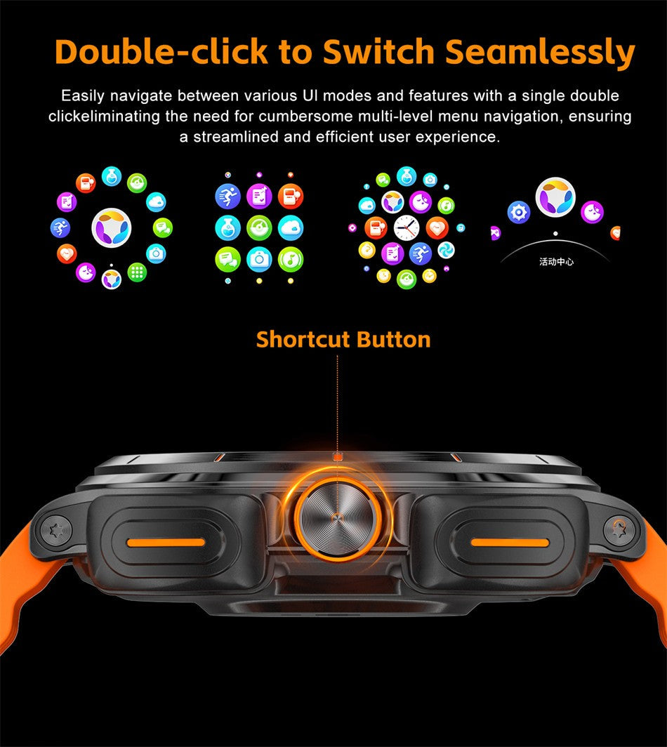 Bluetooth Call IP68 Waterproof 2025 New Upgraded 2-in-1 TWS Bluetooth Earphones Smart Watch For Men and Women Sports Smartwatch