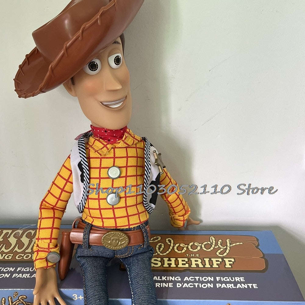 Toy Story 4 Talking Woody Jessie Action Figure Sing Soft Cute Anime Figure Decoration Birthday Model Gift Toys