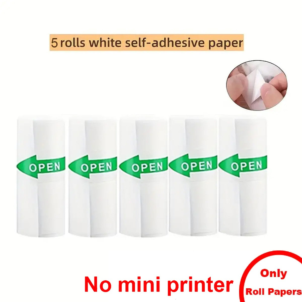 Portable Mini printer,thermal pocket Label printer, for Android or IOS APP, inkless sticker printer, suitable for home, office