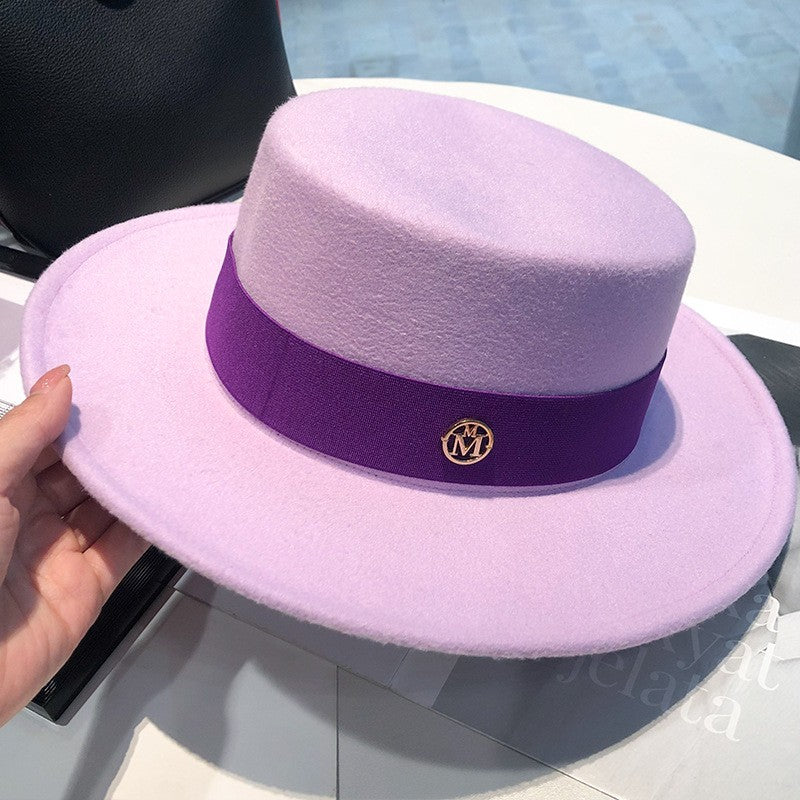 spring autumn fashion beach 2025 Women's hat fedoras elegant chapel Men's panama hat fascinator Wedding picture felt Bowler new