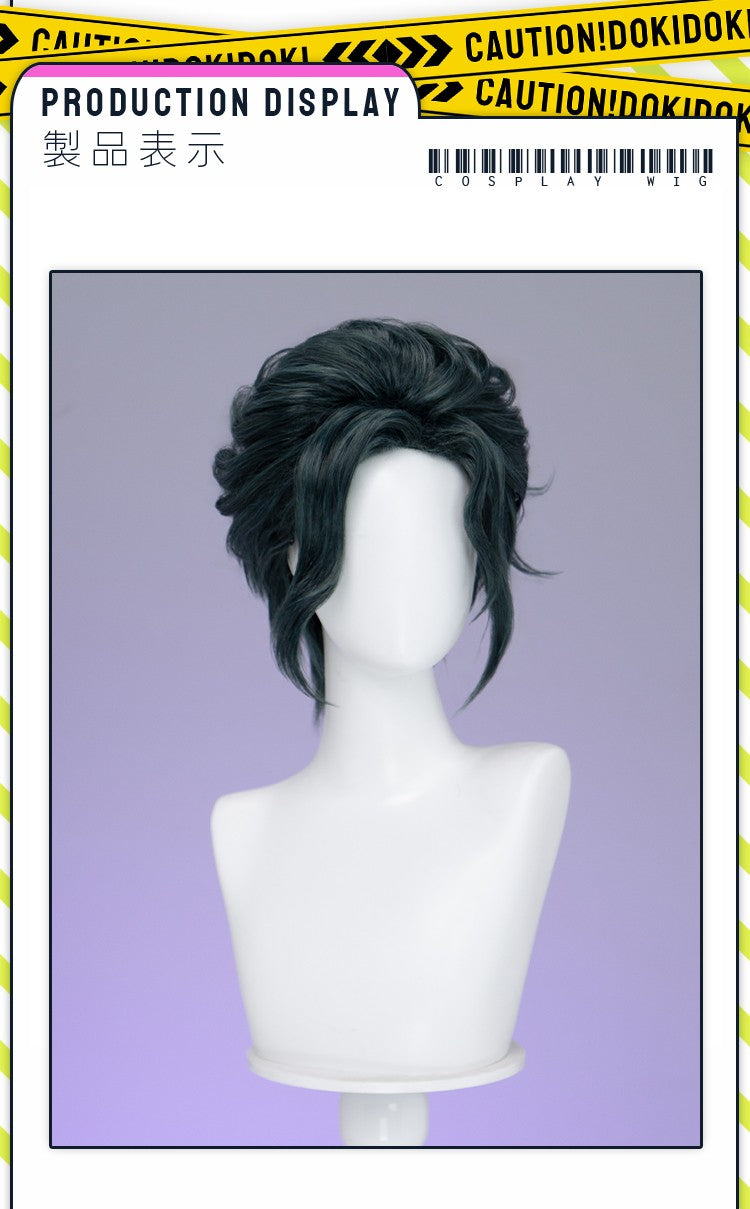 ?Ready for Ship?Idia Malleus Leona Vil Crowley Wig Game Cosplay DokiDoki Men 120cm Long Hair Fiber Idia Halloween Free Wig Cap