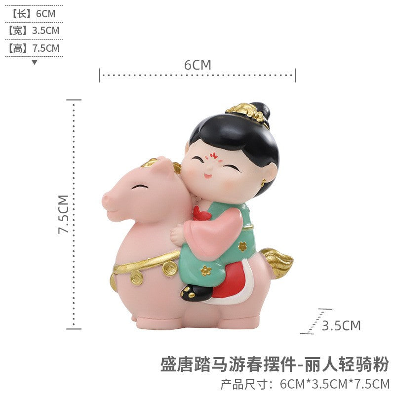 National trend creative desktop ornaments home decoration handicrafts office stress-relieving dolls cultural and creative gifts