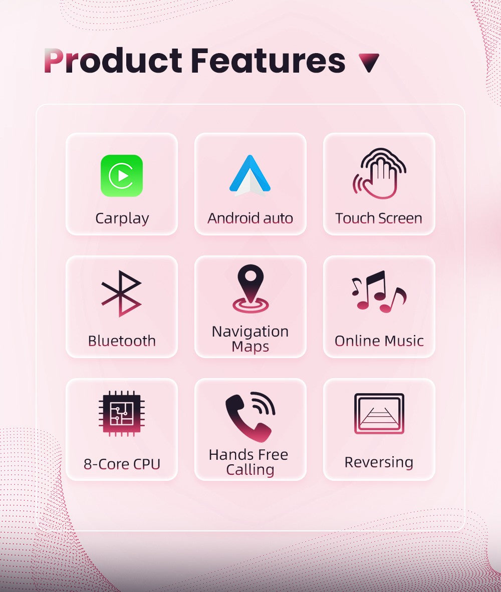 BONROAD Car Radio Wireless Carplay Android auto For BMW X5 E70 X6 E71 CCC CIC Bluetooth Mirror Link Navigation GPS Touch Screen