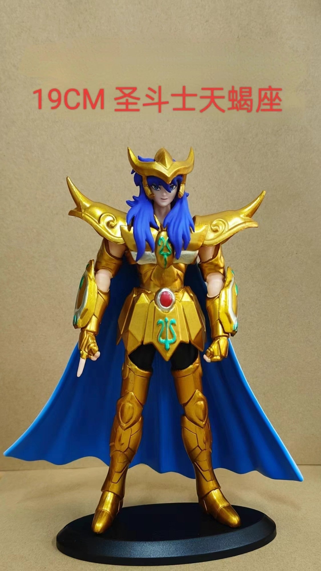 Japanese Anime Saint Seiya Figure Phoenix Ikki Hyoga Seiya Shiryu Standing Figure Toy PVC Box Figure Collection Decoration 19cm