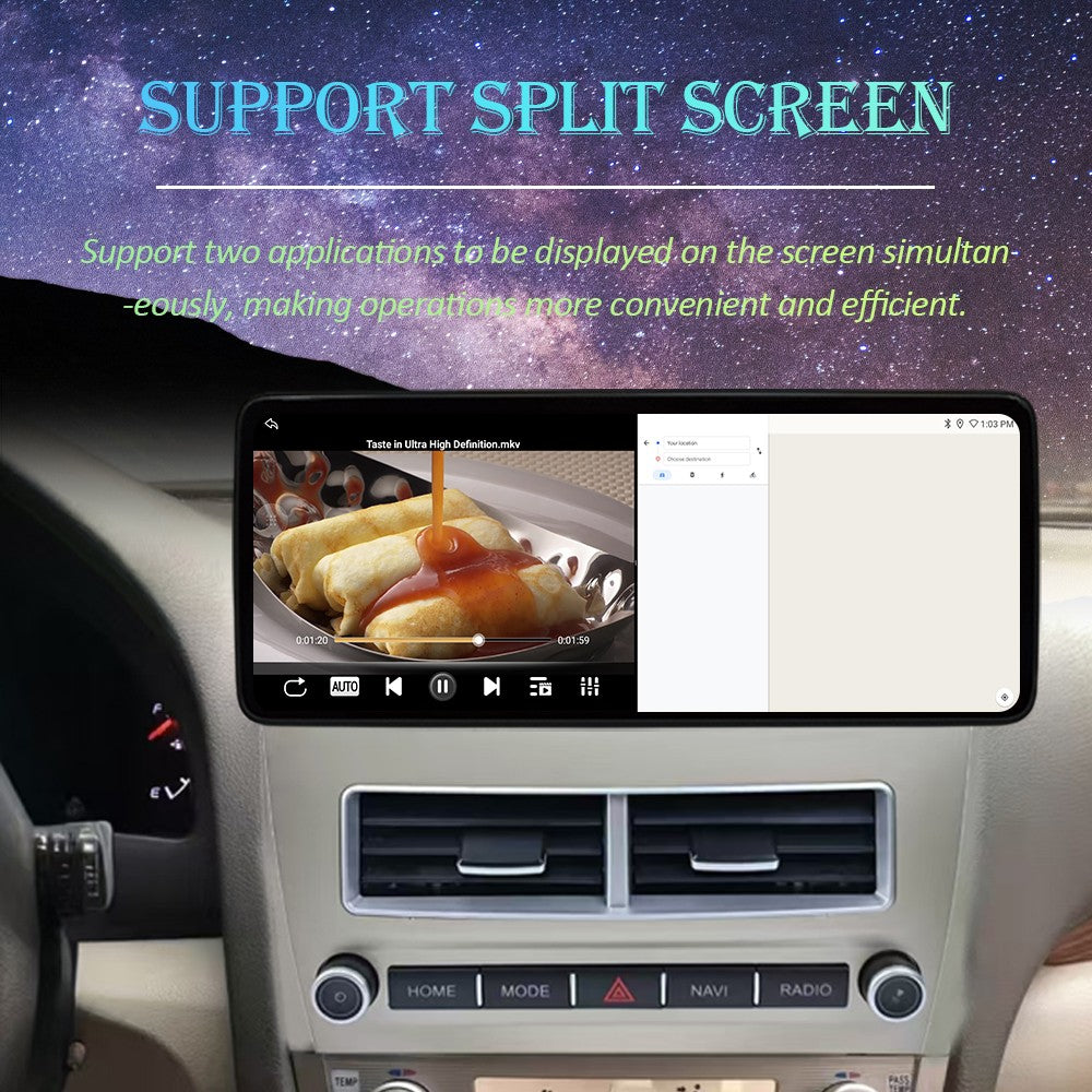 Android 14 For Ford Kuga 2013-2018 Wireless CarPlay Multimedia Display Touch Screen Android auto Head Unit Navigation GPS BT DVR