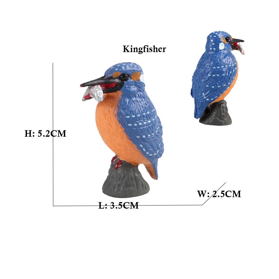 Owl Flamingo Turkey Toucan Seahawk Model Animal Figurines Plastic Bird Toy Action Figure Jungle Adventures Kids Gifts Forest zoo