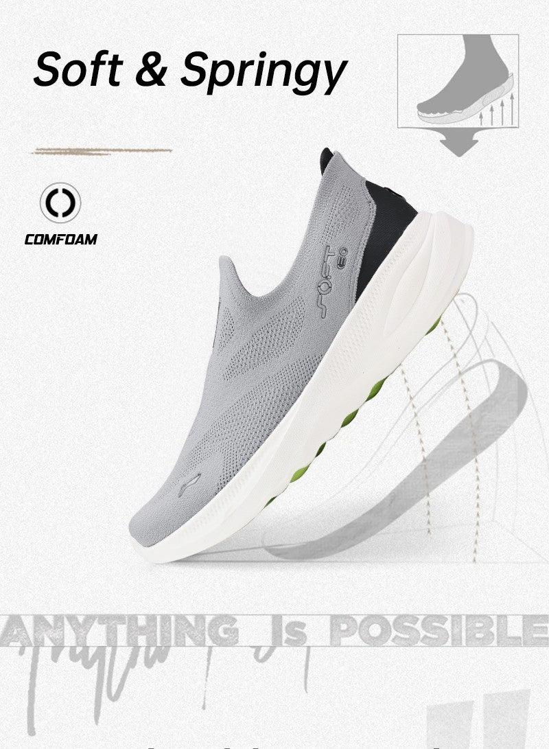 Li-Ning Men SOFT GO 2 KNIT Slip-on Casual Walking Shoes Cushion Comfy Stable LiNing Mesh Jogging Daily Sports Sneakers AGLV017