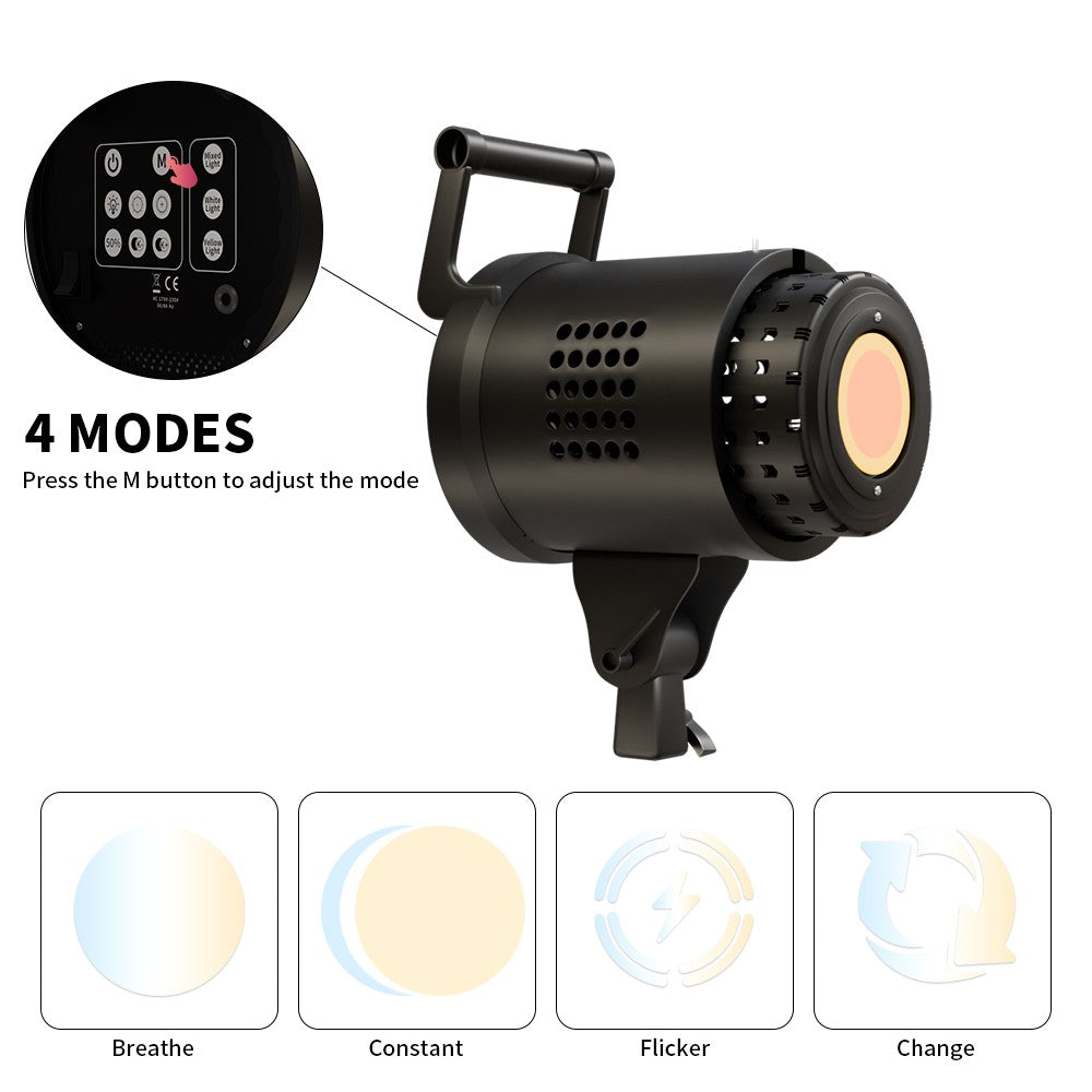 135W Photography LED Video Light Daylight-Balanced Sun Lamp Bowens Softbox For Softbox Lighting Portrait Flash Studio Accessorie