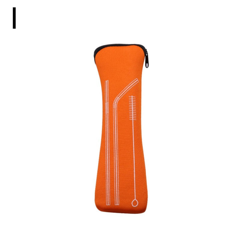 Tableware Bag Box Cutlery Storage Bag Portable Travel Fork Spoon Knife Dinnerware Packaging Pouch Storage Case with Zipper