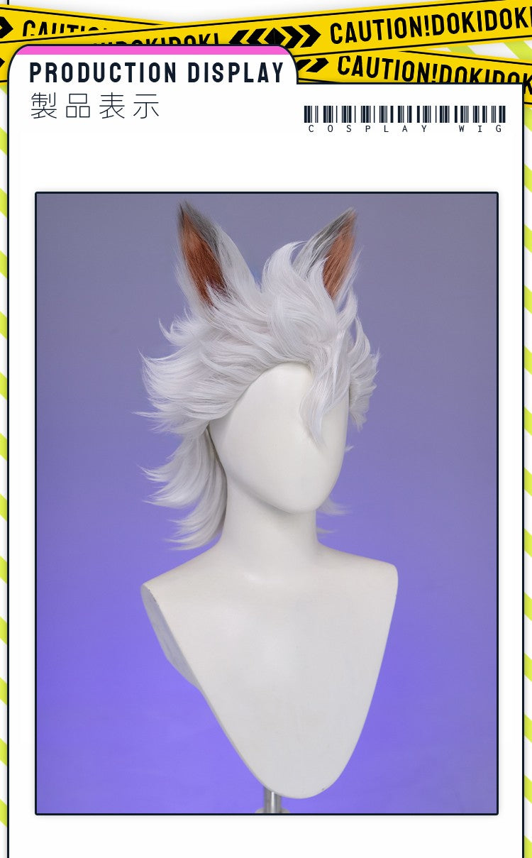 ?Ready for Ship?Idia Malleus Leona Vil Crowley Wig Game Cosplay DokiDoki Men 120cm Long Hair Fiber Idia Halloween Free Wig Cap