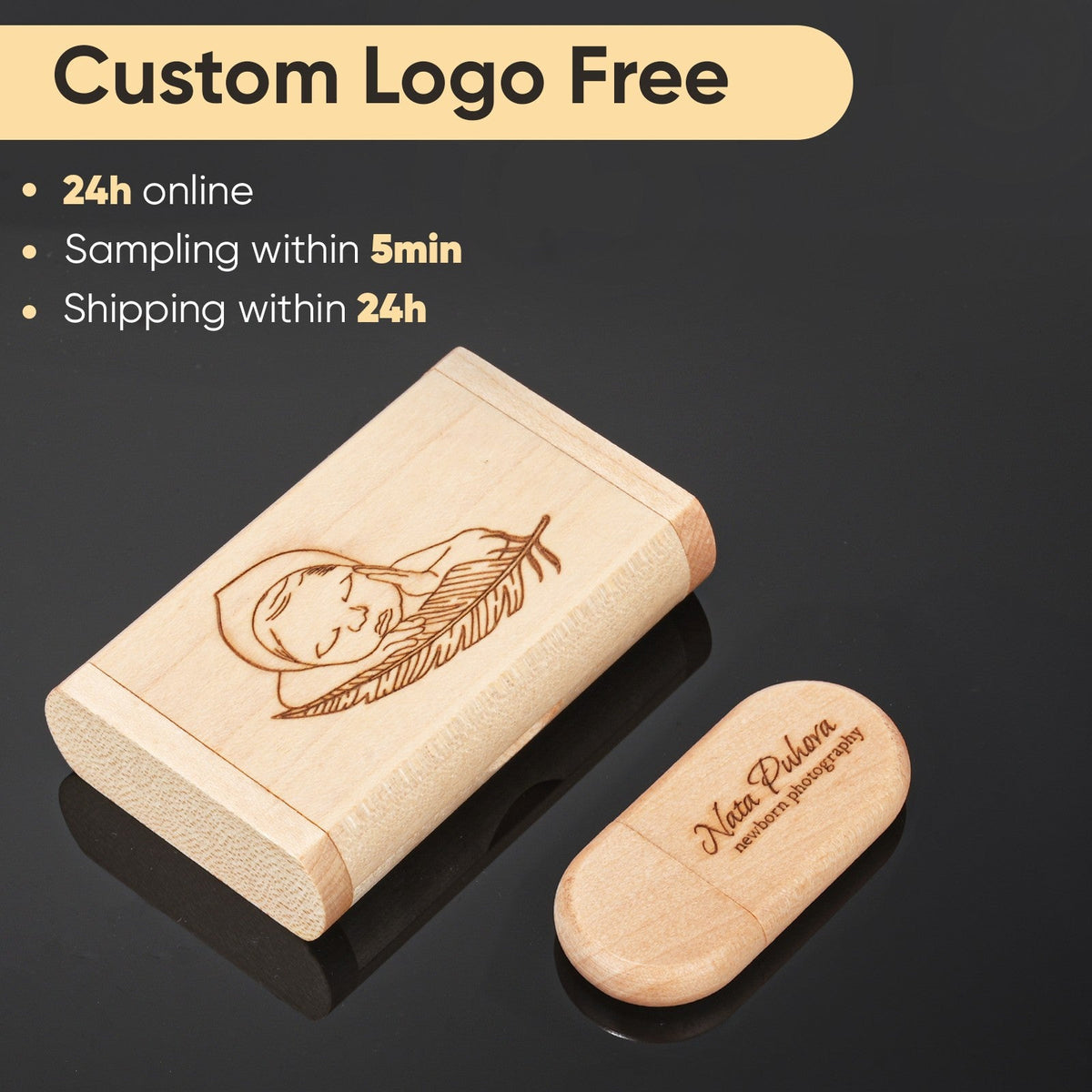 JASTER USB Flash Drive 2.0 128GB Memory Stick Wooden/bamboo Free Logo Pendrive 4GB 8GB 16GB 32GB 64GB Pen Drive Wedding Gifts