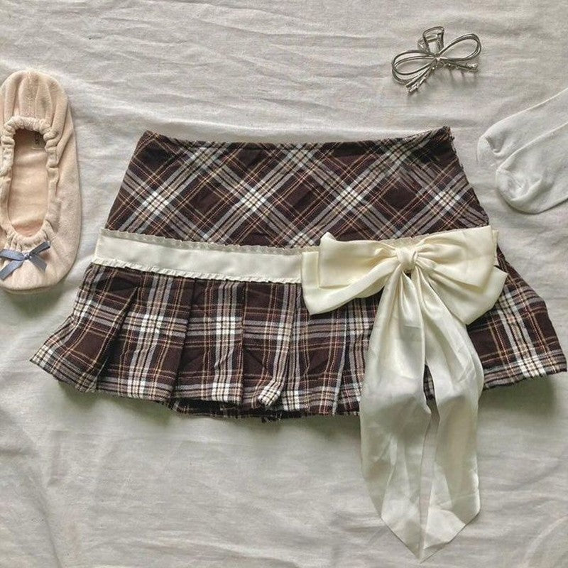 Women's Skirt Fashion Streetwear Pink Polka Dot Pattern Sports Casual Style vintage Y2K Emo Girls Sweet Harajuku Cute Slim Skirt