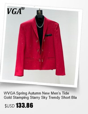 WVGA Spring Autumn New Man Tide Yamamoto Trendy Linen Blazer Niche Chic Casual Turn-Down Collar Long Sleeve Suit Coat Ins W13673