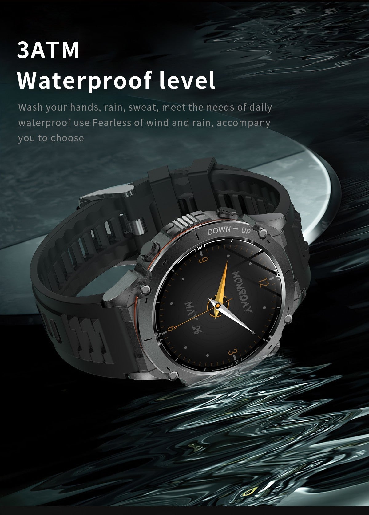 2025 New GUHUAVMI IOS Ultra GPS Smart Watch 10ATM Waterproof Built-in Dual-band GNSS Compass Military Sports Men SWIM Bracelet