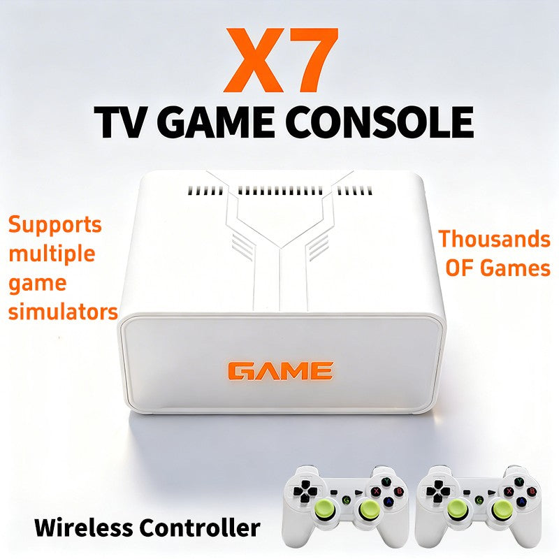 2026 New Coopreme Y7 X7 128G Linux System 4K Video Game Console TV Box Wireless Controller Retro Game 10000+ Support PSP