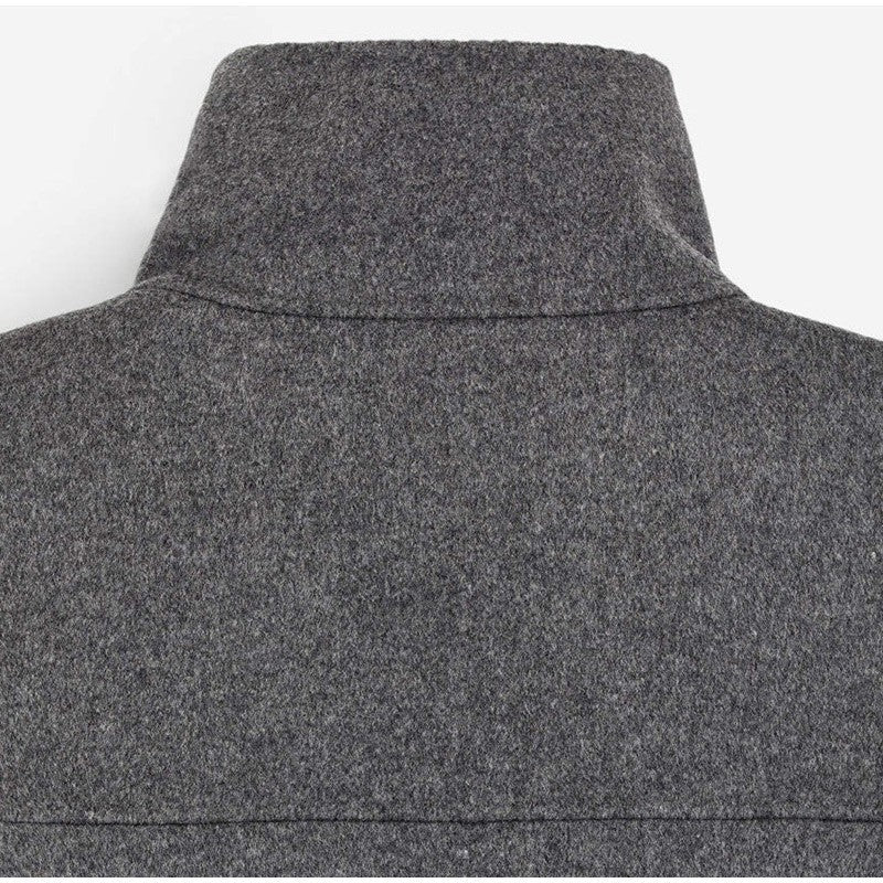 Elegant Stand Collar Woolen Jacket For Women Y2K Single Breasted Button Pockets Coat Lady 2025 Autumn Winter Street Chic Outwear