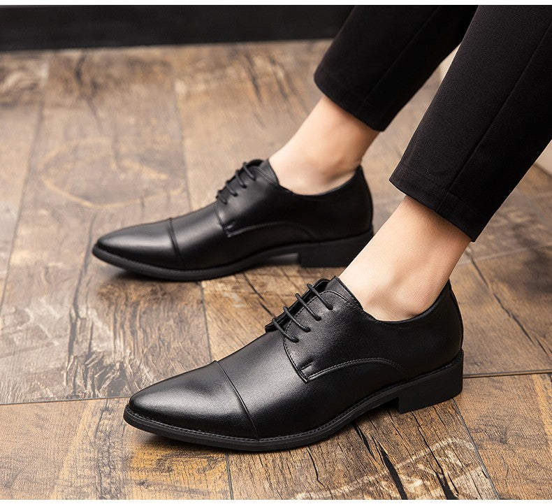 Classic Oxford Leather Shoes For Men Casual Business Wedding Shoes High Quality Men's Dress Formal Social Leather Shoes Male