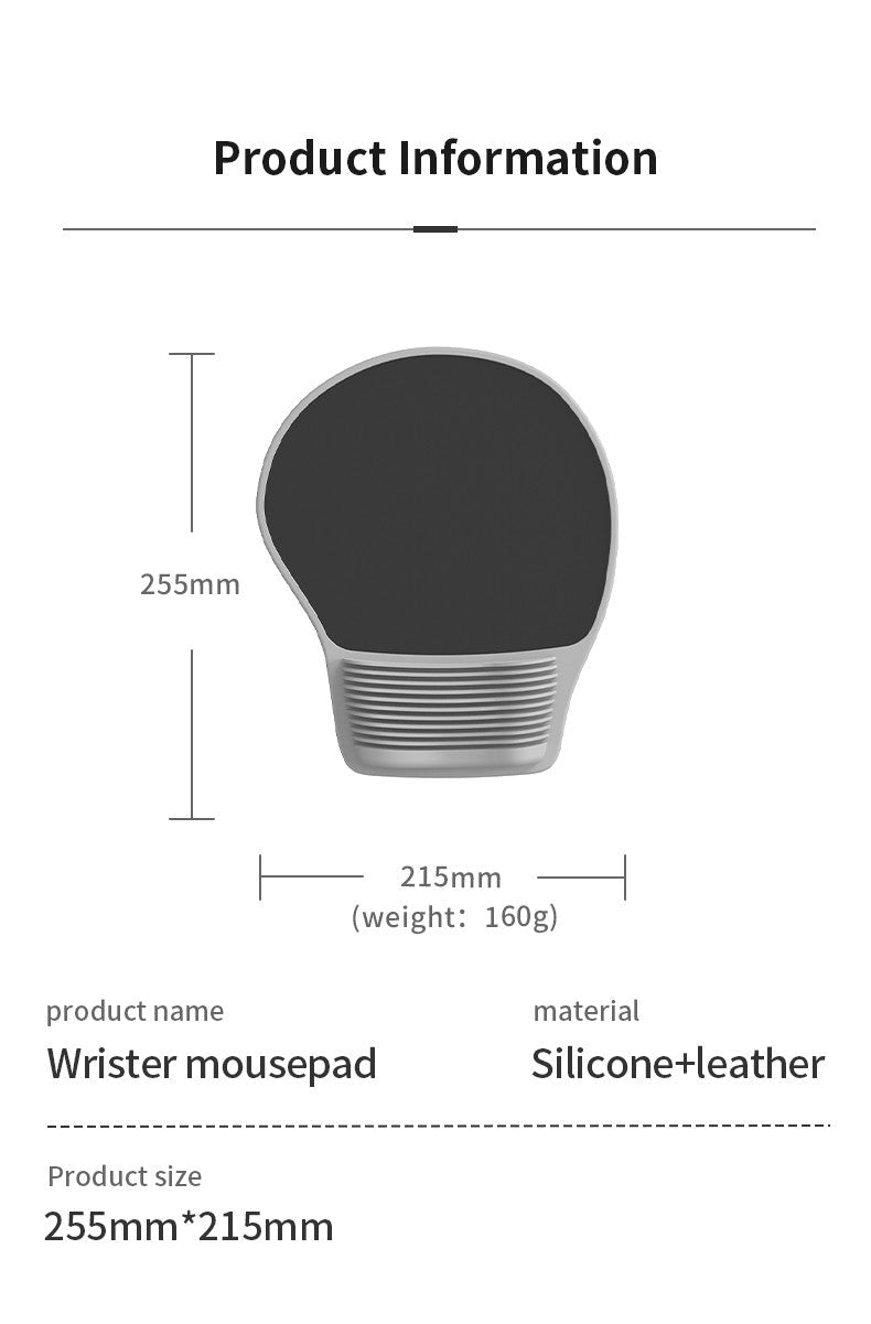 Ergonomic Mouse Pad Wrist Support, Comfortable Mouse Pad Wrist Rest, Relieve Wrist Pain Gel Mouse pad, Laptop, computer, office
