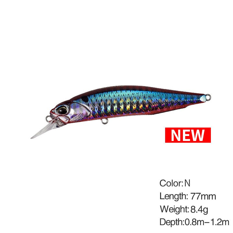 77mm 63mm Minnow Fishing Lure Wobbler Rozante 77SP Long Cast Hover Swaying Lure Jerkbait Artificial Bait Culter Alburnus Bait