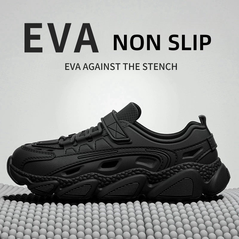 Summer Men's Super Light Sandals Waterproof Sneakers Slip On EVA Thick Sole Slides Fishing Driving Outdoor Jogging Flat Shoes