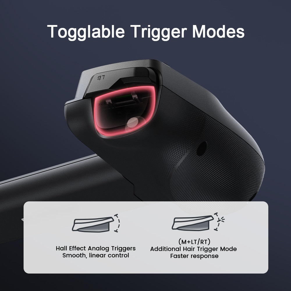 GameSir X5s Wireless Mobile Gaming Controller Bluetooth 2.4GHZ Connection Lightweight Design Hall Effect, No-Drift, App Customization