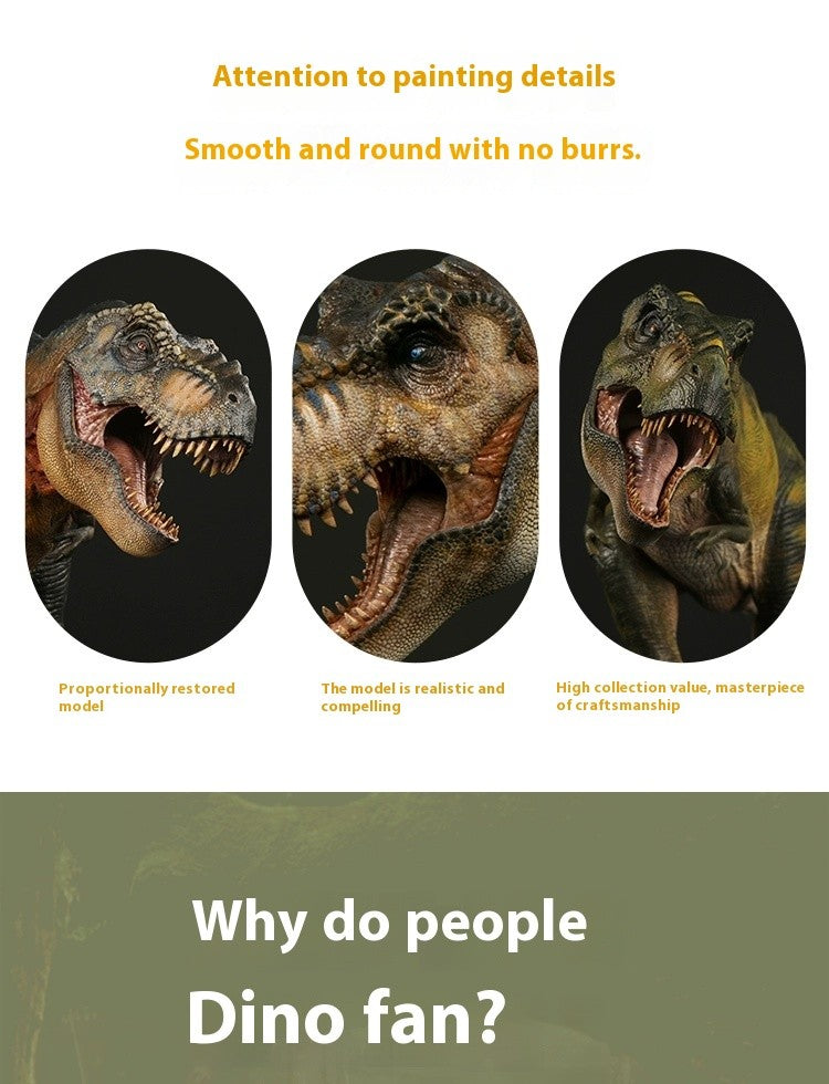 Tyrannosaurus Rex Eternal King Dinosaur Adult and Child Model Toy Figure Desktop Ornament Collection Festival Gift Surprise