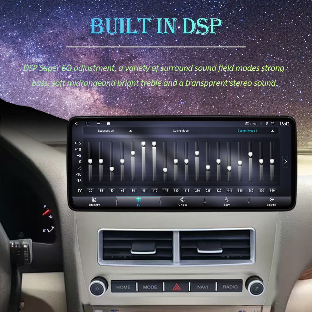 Android 14 For Ford Kuga 2013-2018 Wireless CarPlay Multimedia Display Touch Screen Android auto Head Unit Navigation GPS BT DVR
