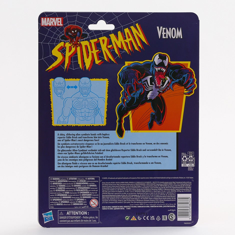 Marvel Legends Retro Cardback Spider-Man Cel-Shading Comics PVC Action Figure Collectible Model Toy Gift