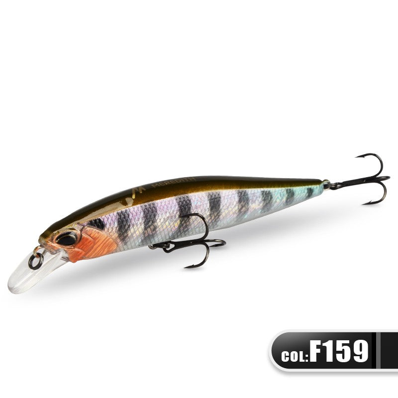MEREDITH JERK MINNOW 100F 14g Floating Wobbler Fishing Lure 24Color Minnow Lure Hard Bait Quality Professional Depth0.8-1.0m