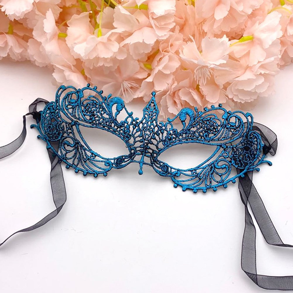 Women Sexy Hollow Lace Masquerade Gold Black Face Mask Princess Party Cosplay Prom Props Costume Nightclub Queen Eye Mask Exotic