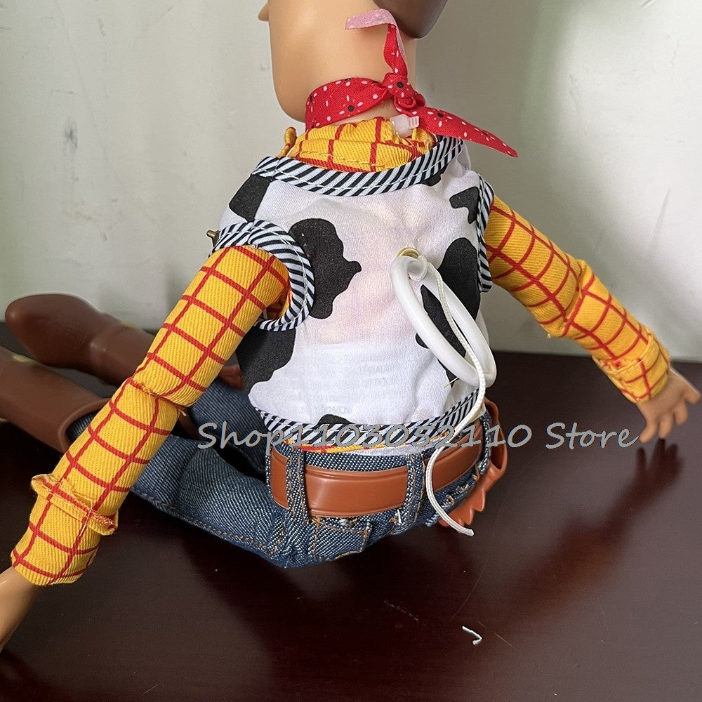 Toy Story 4 Talking Woody Jessie Action Figure Sing Soft Cute Anime Figure Decoration Birthday Model Gift Toys