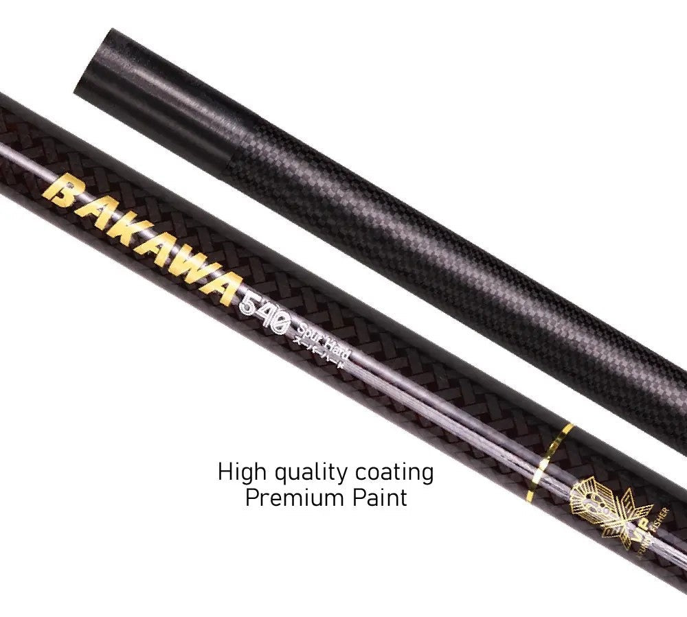BAKAWA Stream Fishing Rod 3.6M/3.9M/4.5M/5.4M/6.3M/7.2M Telescopic 100% Carbon Fiber Pole Travel Tackle Carp Freshwater Pesca