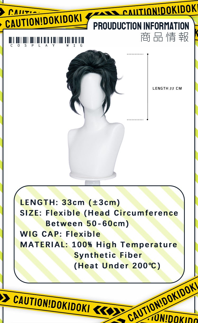 ?Ready for Ship?Idia Malleus Leona Vil Crowley Wig Game Cosplay DokiDoki Men 120cm Long Hair Fiber Idia Halloween Free Wig Cap