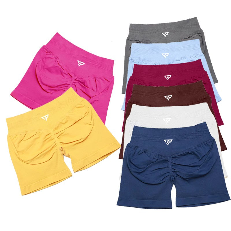 High Quality Women's Sports Stretch Fitness Shorts Yoga Training Running Pilates Tight Yoga Shorts