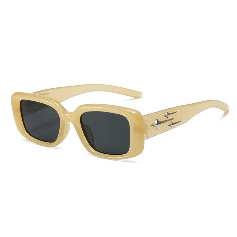 New Retro Y2K Style Small Square Sunglasses Women Cat Eye Sunglasses Fashion Colorful Mirror Goggles Men Punk Sports Sun Glasses