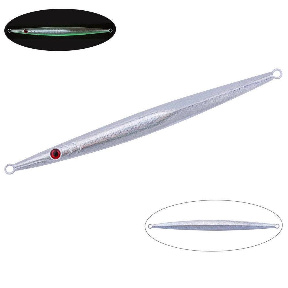 1PC NEW Sea Fishing Lure Fast Sinking JIG 60g-300g Deep Sea Metal Jigging Spoon Artificial Bait Large Gram Weight Lure Tuna